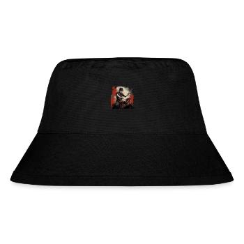 Drummer red - Stanley/Stella recycelter Bucket Hat - Schwarz - Vorne