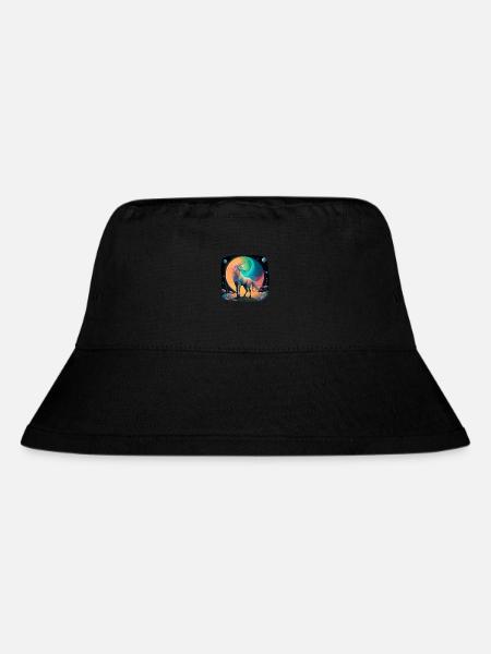Unicorn mythical - Stanley/Stella Recycled Bucket Hat - black