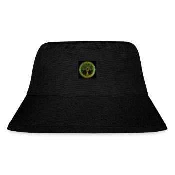 Keltischer Baum des Lebens - Stanley/Stella recycelter Bucket Hat - Schwarz - Vorne