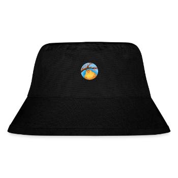 Frühlings Küken - Stanley/Stella recycelter Bucket Hat - Schwarz - Vorne