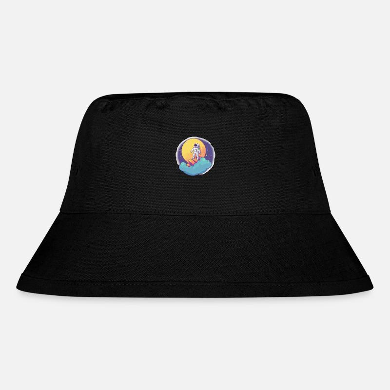 Neil Astronaut - Stanley/Stella recycelter Bucket Hat - Schwarz