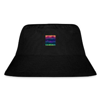 Aurora Dreams: Northern Lights Collection - Stanley/Stella Recycled Bucket Hat - black - Front