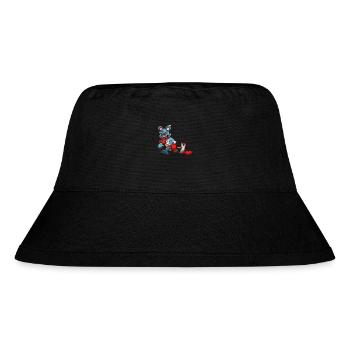 Evil Teddy Bear With Axe - Stanley/Stella Recycled Bucket Hat - black - Front