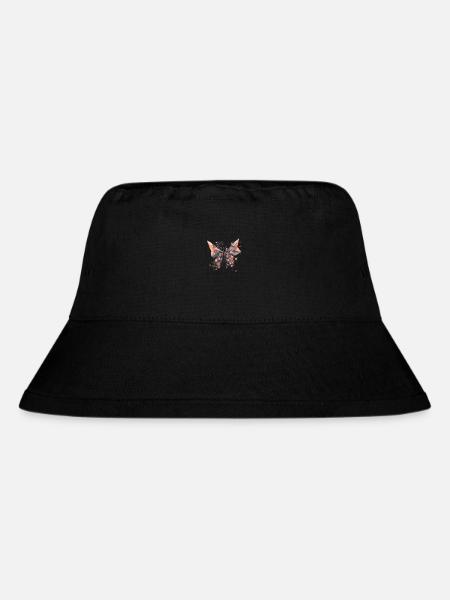 Origami Schmetterling Japanische Kunst - Stanley/Stella recycelter Bucket Hat - Schwarz