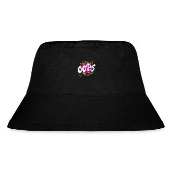 Verzeihung - Stanley/Stella recycelter Bucket Hat - Schwarz - Vorne