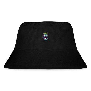 Halloween coffee mug - creepy coffee mug - Stanley/Stella Recycled Bucket Hat - black - Front