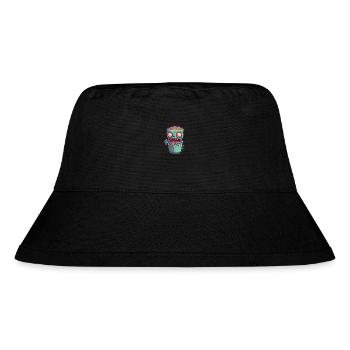 Halloween coffee mug - creepy coffee mug - Stanley/Stella Recycled Bucket Hat - black - Front