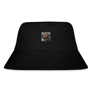 Everything I need for hiking - Stanley/Stella Recycled Bucket Hat - black - Front