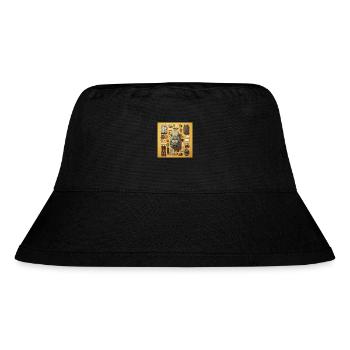Everything I need for hiking - Stanley/Stella Recycled Bucket Hat - black - Front