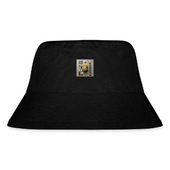 Everything I need for hiking - Stanley/Stella Recycled Bucket Hat - black - Front
