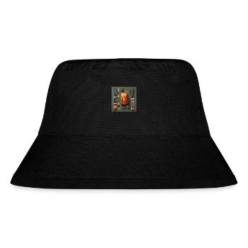 Everything I need for hiking - Stanley/Stella Recycled Bucket Hat - black - Front