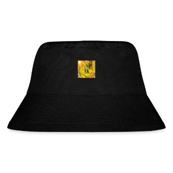 Thank you - Stanley/Stella recycelter Bucket Hat - Schwarz - Vorne