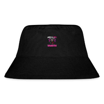 Just a Girl who Loves tasmanian Devils - Stanley/Stella Recycled Bucket Hat - black - Front
