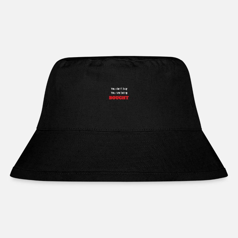 Anticonsumerism Quotes - Stanley/Stella Recycled Bucket Hat - black