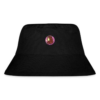 Zodiac - Star Sign - Virgo - neg - Stanley/Stella recycelter Bucket Hat - Schwarz - Vorne