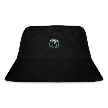 Stausee-Pandas - Stanley/Stella recycelter Bucket Hat - Schwarz - Vorne
