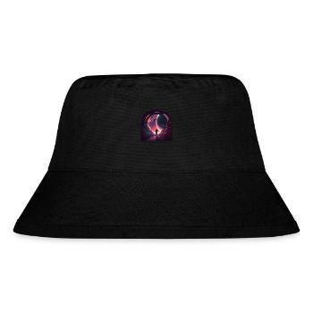 Ende des Raums - Stanley/Stella recycelter Bucket Hat - Schwarz - Vorne