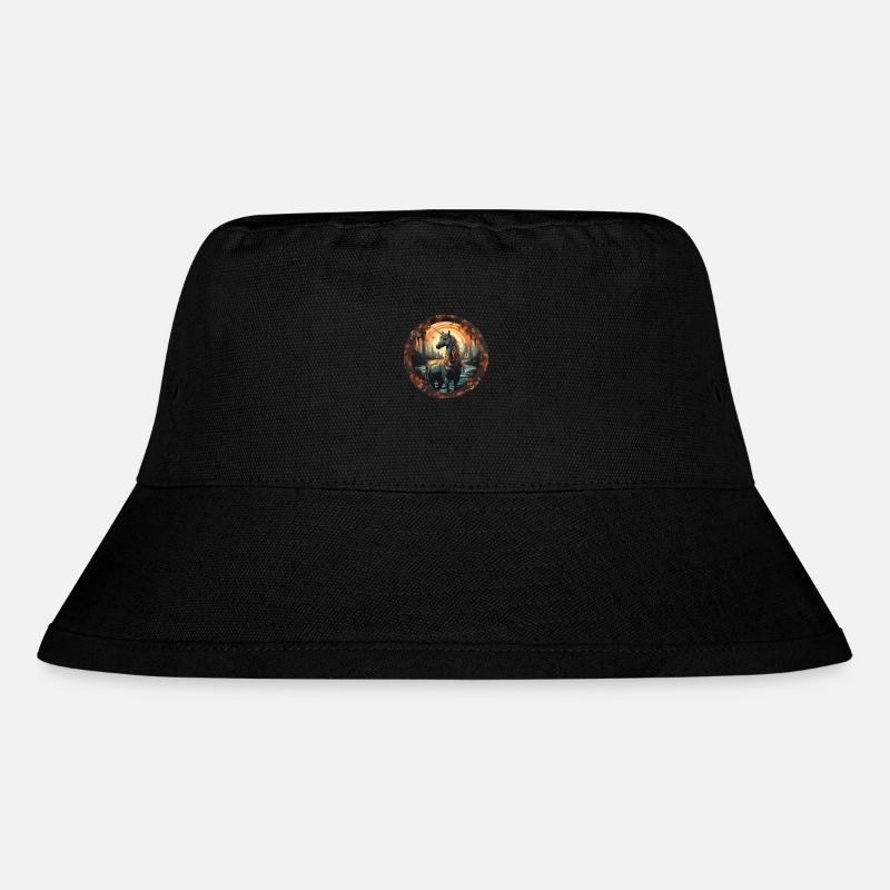 Unicorn - Stanley/Stella Recycled Bucket Hat - black