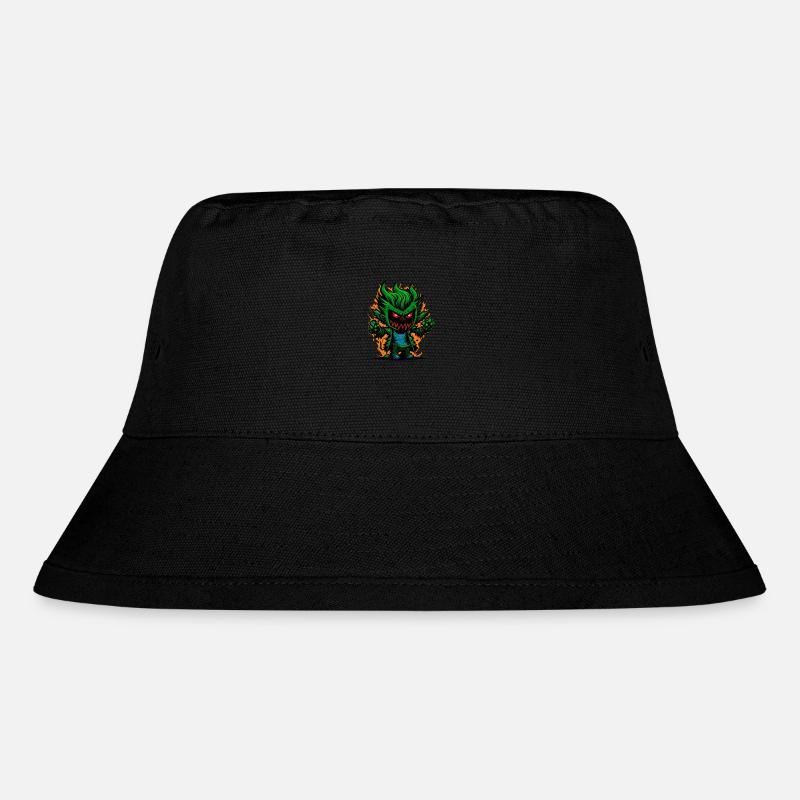 Graffiti Halloween Zombie Kid - Stanley/Stella recycelter Bucket Hat - Schwarz