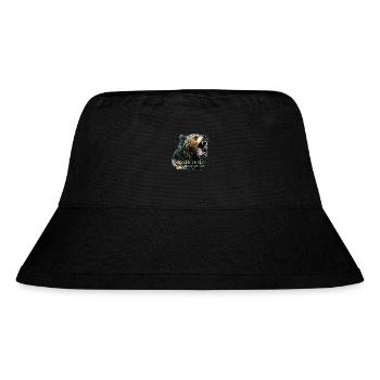 Wood Buffalo National Park - Stanley/Stella recycelter Bucket Hat - Schwarz - Vorne