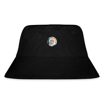 Exotische Kurzhaarkatze - Stanley/Stella recycelter Bucket Hat - Schwarz - Vorne