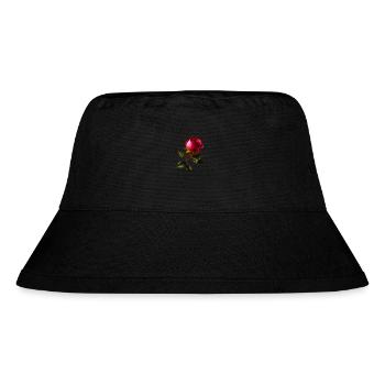 Red Rose - Stanley/Stella Recycled Bucket Hat - black - Front