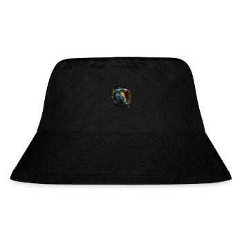 Toucan in Space retro style - Stanley/Stella Recycled Bucket Hat - black - Front