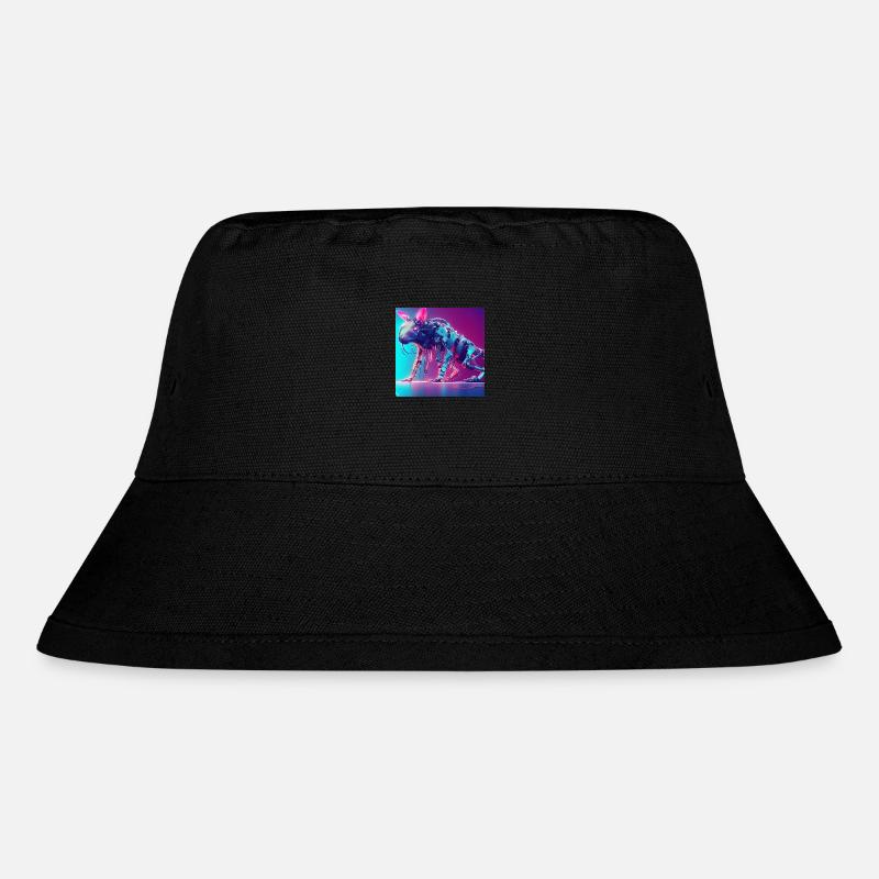 Cyber-Tiere - Stanley/Stella recycelter Bucket Hat - Schwarz