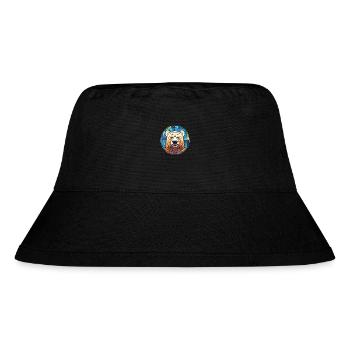 Bär Buntes Aquarell Tier Haustier Illustration - Stanley/Stella recycelter Bucket Hat - Schwarz - Vorne