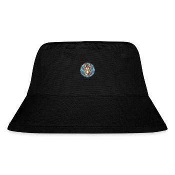 Donkey Colorful Watercolor Animal Pet Illustration - Stanley/Stella Recycled Bucket Hat - black - Front