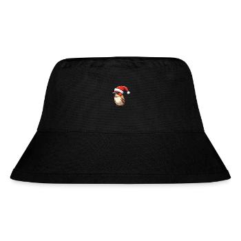Vogel Weihnachten Vögel Weihnachtsmütze Winter - Stanley/Stella recycelter Bucket Hat - Schwarz - Vorne