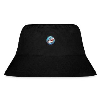 Shark Colorful Watercolor Animal Pet Illustration - Stanley/Stella Recycled Bucket Hat - black - Front