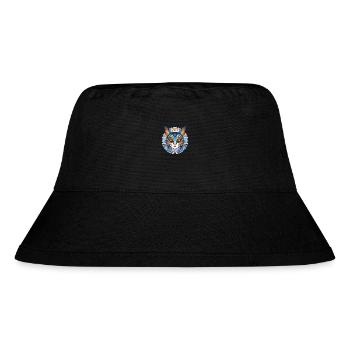 Aegean Cat Breed Colorful Watercolor Illustration - Stanley/Stella Recycled Bucket Hat - black - Front