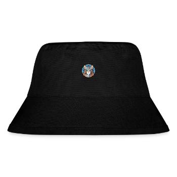 Aegean Cat Breed Colorful Watercolor Illustration - Stanley/Stella Recycled Bucket Hat - black - Front