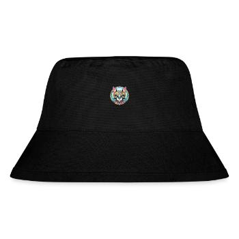 Arabian Egyptian Mau Cat Colorful Watercolor Pet - Stanley/Stella Recycled Bucket Hat - black - Front