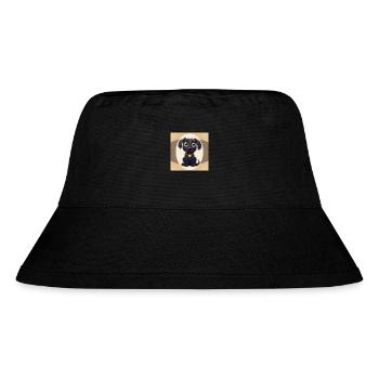 Dog Cartoon 6 - Stanley/Stella Recycled Bucket Hat - black - Front
