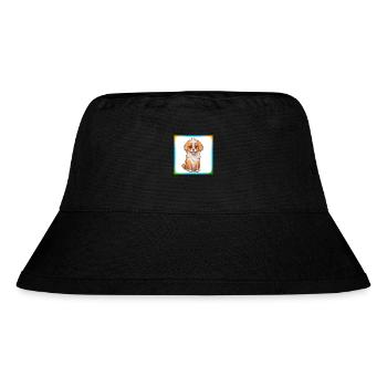 Dog Cartoon 9 - Stanley/Stella Recycled Bucket Hat - black - Front
