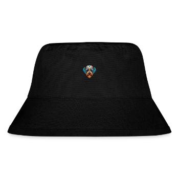 Bichon Yorkie Dog Breed Watercolor Illustration - Stanley/Stella Recycled Bucket Hat - black - Front