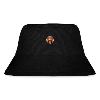 Bosnischer rauer Jagdhund Hunderasse Aquarell - Stanley/Stella recycelter Bucket Hat - Schwarz - Vorne