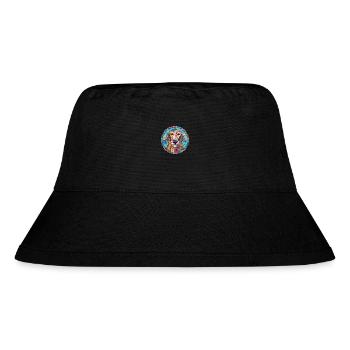 Scottish Deerhound Dog Breed Colorful Watercolor - Stanley/Stella Recycled Bucket Hat - black - Front