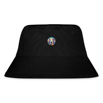 Braque Francais Dog Breed Watercolor Illustration - Stanley/Stella Recycled Bucket Hat - black - Front