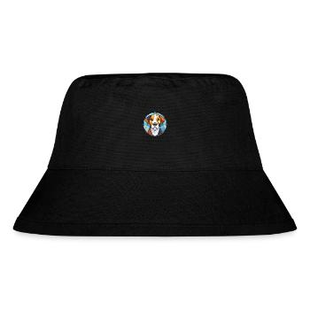 Appenzeller Sennenhund Dog Breed Watercolor Glass - Stanley/Stella Recycled Bucket Hat - black - Front