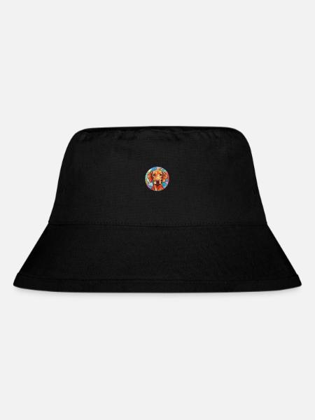 Vizsla Hunderasse Bunte Aquarell-Illustration - Stanley/Stella recycelter Bucket Hat - Schwarz