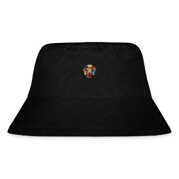Mallorca Ratter Hunderasse Aquarell Illustration - Stanley/Stella recycelter Bucket Hat - Schwarz - Vorne