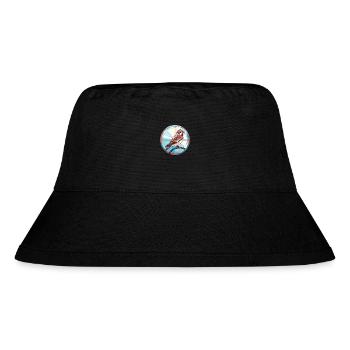 Sparrow Colorful Watercolor Animal Illustration - Stanley/Stella Recycled Bucket Hat - black - Front