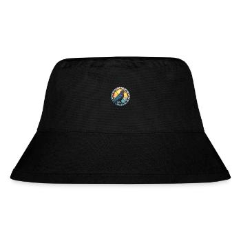 Crow Colorful Watercolor Animal Pet Illustration - Stanley/Stella Recycled Bucket Hat - black - Front