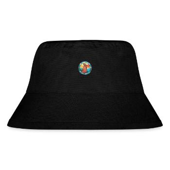 Sea Lion Colorful Watercolor Animal Illustration - Stanley/Stella Recycled Bucket Hat - black - Front