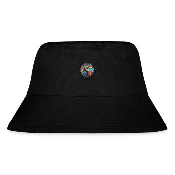 Snake Colorful Watercolor Animal Pet Illustration - Stanley/Stella Recycled Bucket Hat - black - Front