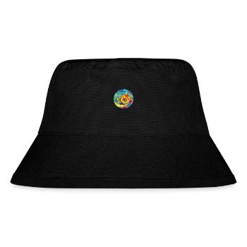 Schnecke buntes Aquarell Tier Haustier Illustration - Stanley/Stella recycelter Bucket Hat - Schwarz - Vorne