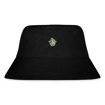 Fish Colorful Watercolor Animal Pet Illustration - Stanley/Stella Recycled Bucket Hat - black - Front